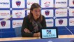 Conférence de presse Clermont Foot - AJ Auxerre (1-1) : Corinne DIACRE (CF63) - Jean-Luc VANNUCHI (AJA) - 2014/2015