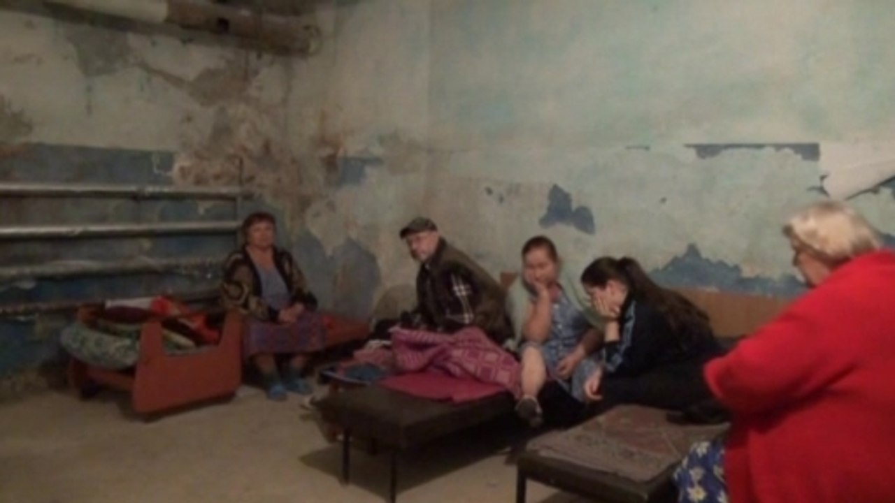 Taking cover in Ukraine