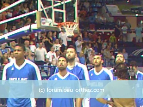 Hymnes france - grèce 090814