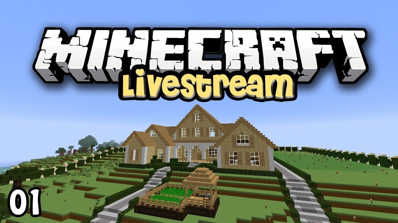 Minecraft Livestream - 1 -
