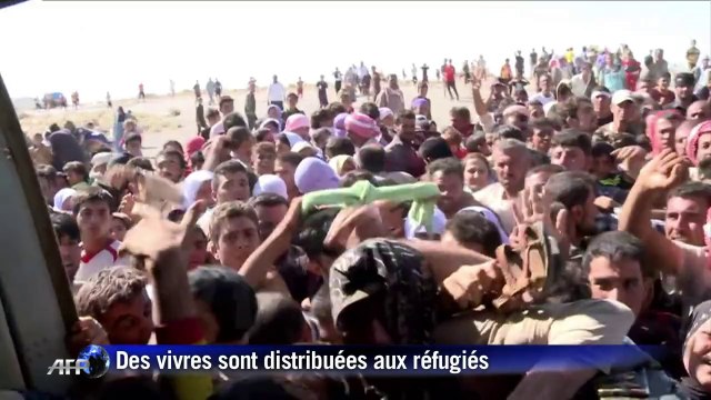 Irak: des soldats kurdes viennent en aide aux Yazidis
