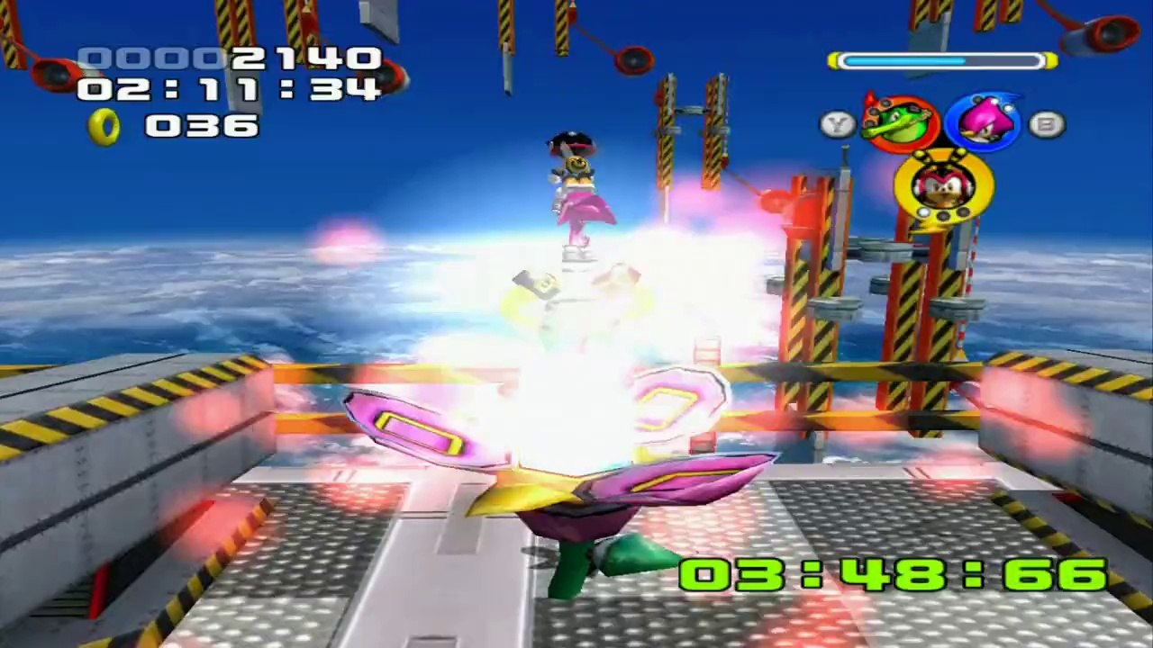 Sonic Heroes - Team Chaotix - Étape 13 : Egg Fleet - Mission Extra