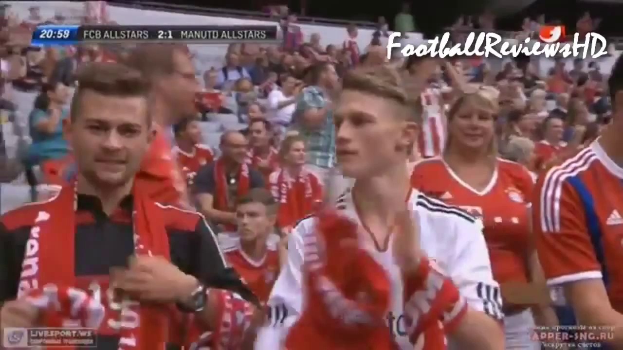 Bayern Munchen Legends - Manchester United Legends   3-3 --Friendly-- 09 08 2014