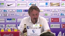 Pressekonferenz nach dem Spiel   Erzgebirge Aue - VfL Bochum 1-5