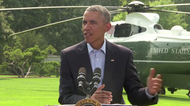 Obama vows to continue Iraq air strikes 'if necessary'