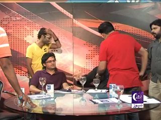 LEAKED footage of Fight Between Ajmal Wazir and Jan Achakzai in a live Show