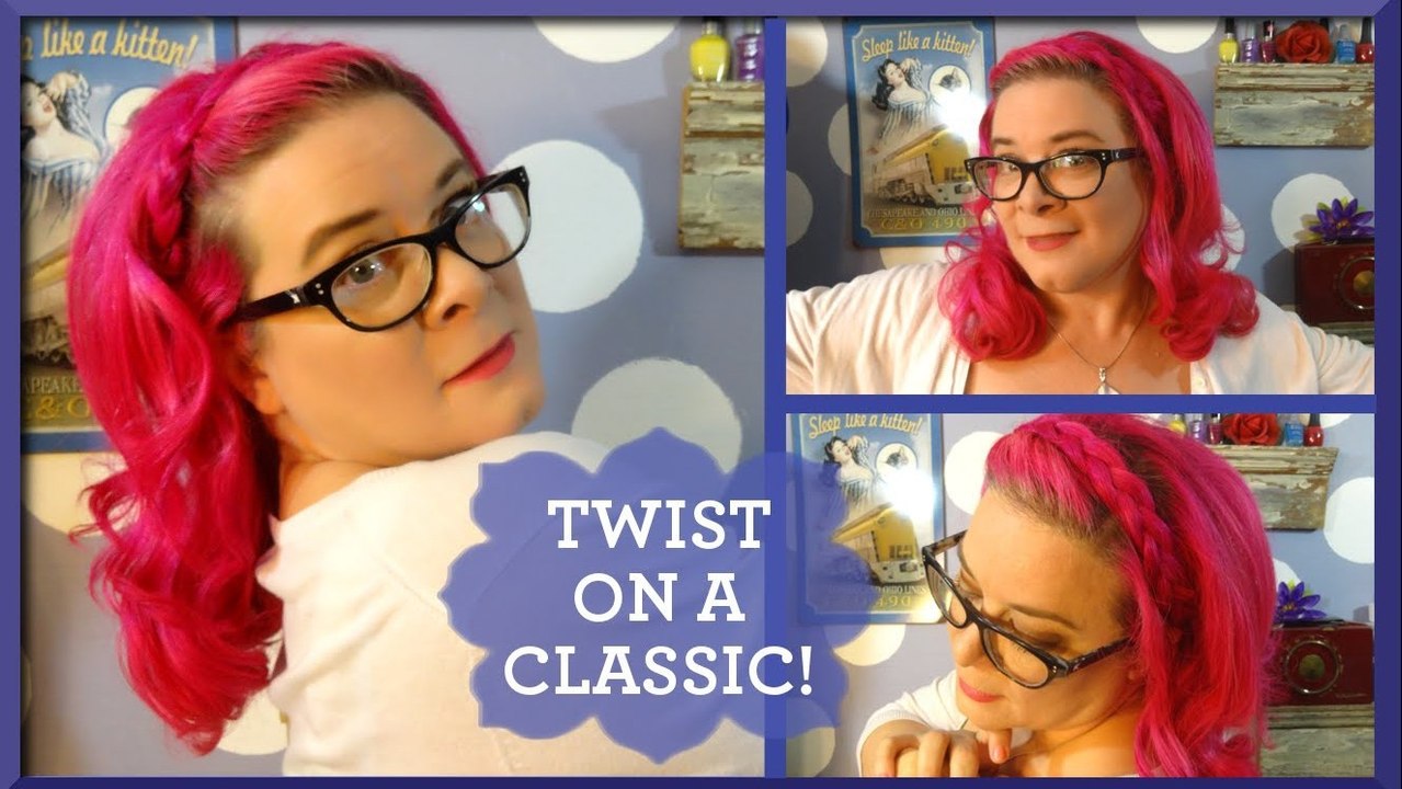 Rockabilly Braided Headband   A Vintage Hair Tutorial