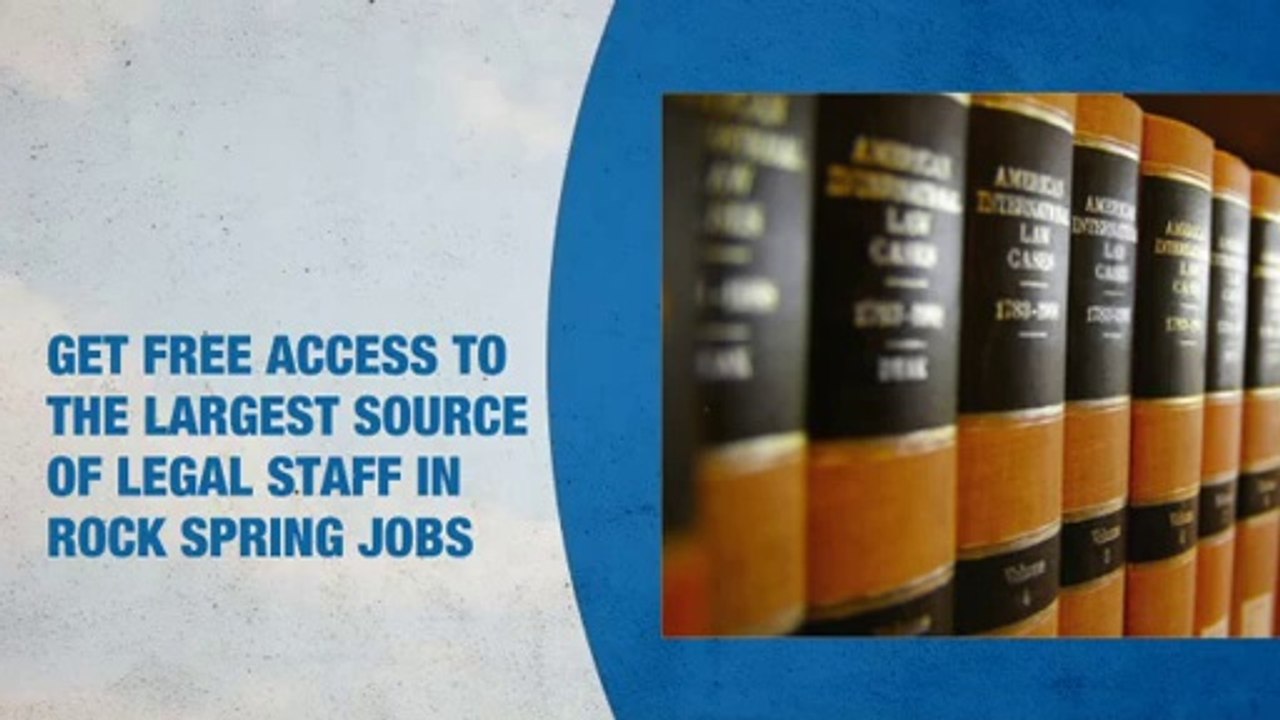 Legal Staff Jobs in Rock Springs