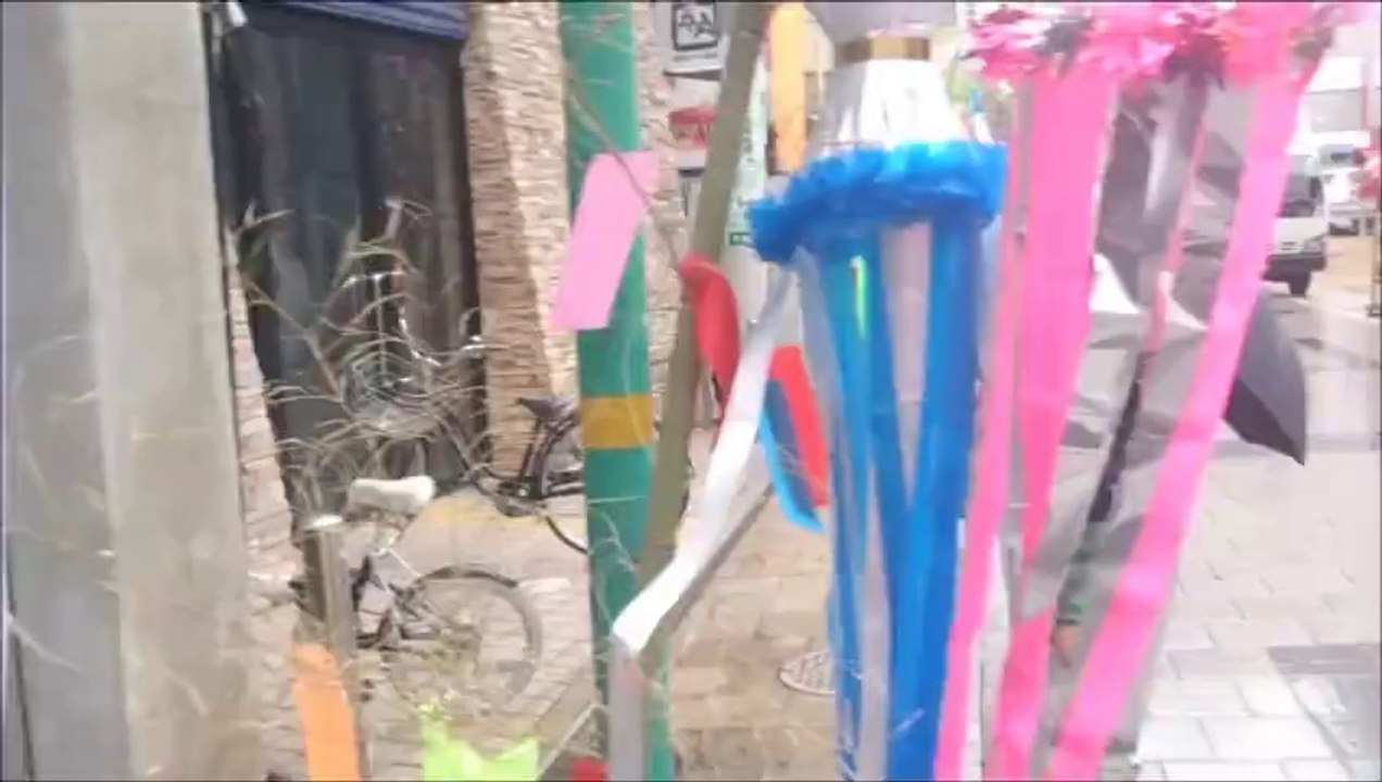 浜松の街中、モール街の模様