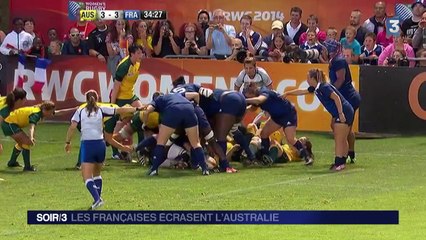 Rugby : les Françaises dominent l'Australie et accèdent aux demies