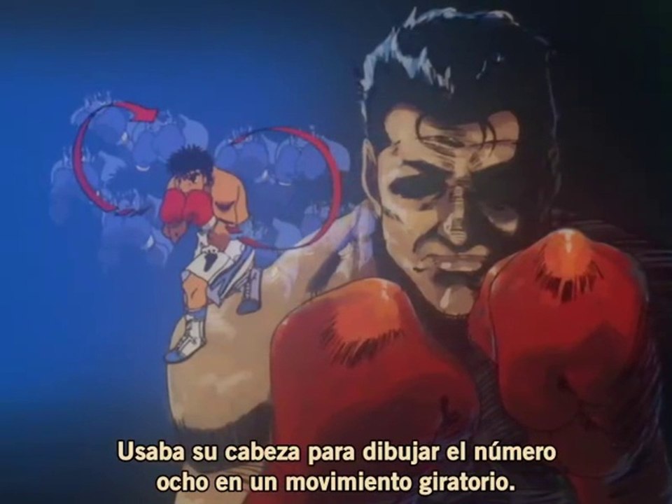 Hajime no Ippo - el primer Dempsey Roll
