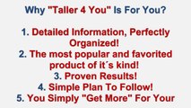 Grow Taller 4 U Review Discover How to Grow Taller Naturally