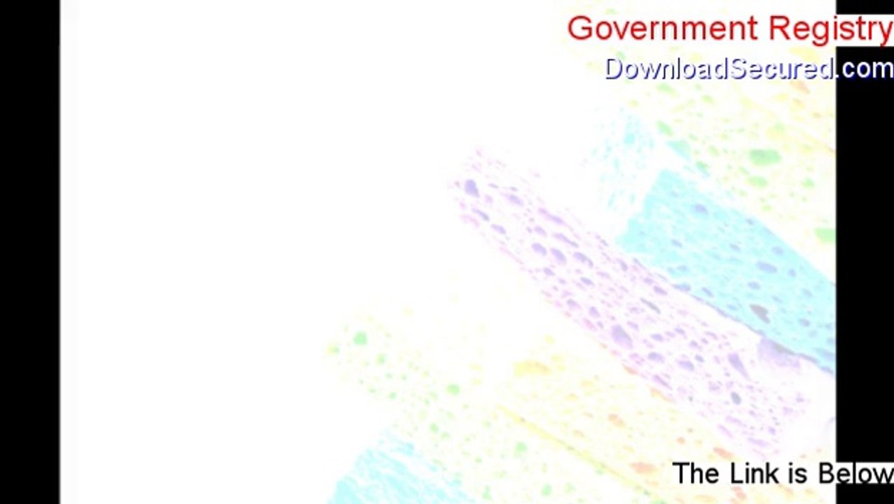 Government Registry Review [Watch this]