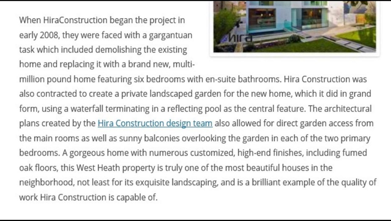 Living Green by Building Green Eco-friendly Homes by Hira Construction