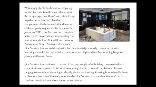 Listed Homes and Historic Properties – Renovating the Hira Way