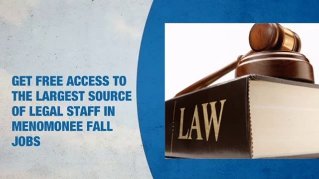 Legal Staff Jobs in Menomonee Falls