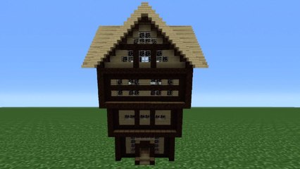 Minecraft Tutorial: How To Make A Wooden House - 2
