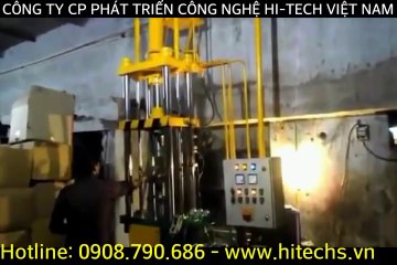 Máy ép dập thủy lực song động 200 tấn Hitdetech