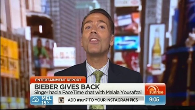 Can't Wait To Meet Her Justin Bieber Video-Chats With Malala Yousafzai