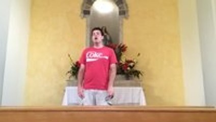 Guy Sings Halo Theme in an Empty Church
