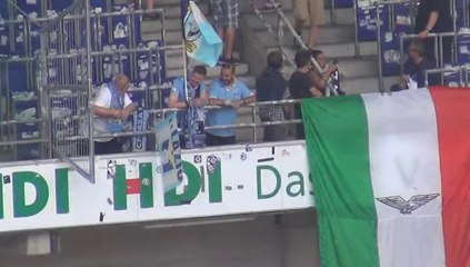 I TIFOSI DELLA LAZIO AD HANNOVER - ZOOM SUL SETTORE - CITTACELESTE.IT