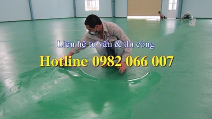 SƠN NỀN SÀN EPOXY: Thi công sơn sàn chuyên nghiệp cho nhà xưởng