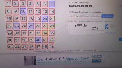 Bitcoin lottery game - play for free or for bitcoins!