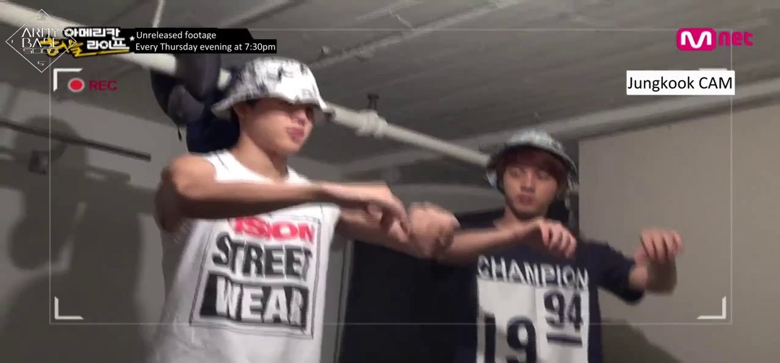 [ENG] [American Hustle Life] Unreleased Cut - Ep.3 Suprised Jimin because of Dance Teacher Jin | ABS