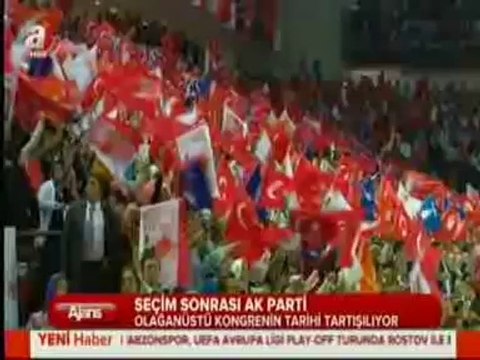 CUMHURBAŞKANLIĞI SEÇİMİ SONRASINDA AK PARTİDE OLAĞANÜSTÜ KONGRENİN TARİHİ TARTIŞILIYOR