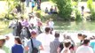 Féria Ales 2014 Gaze dans le Gardon d'Alès près du Pont Vieux