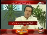 Imran Khan Setting an Excellent Example for his Youngsters in a Live Show