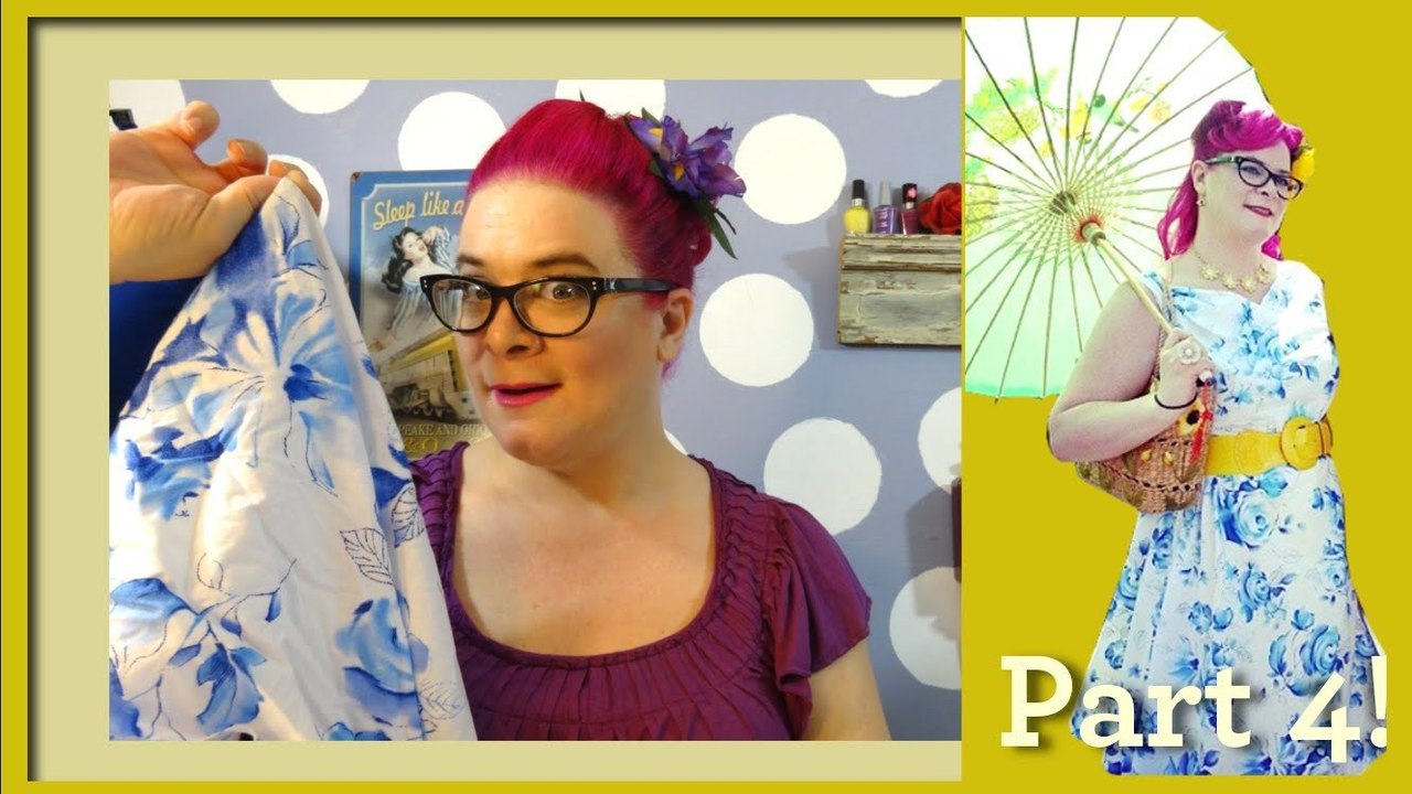 Sewing Butterick Pattern 6582~Part 4~So Sew Vintage