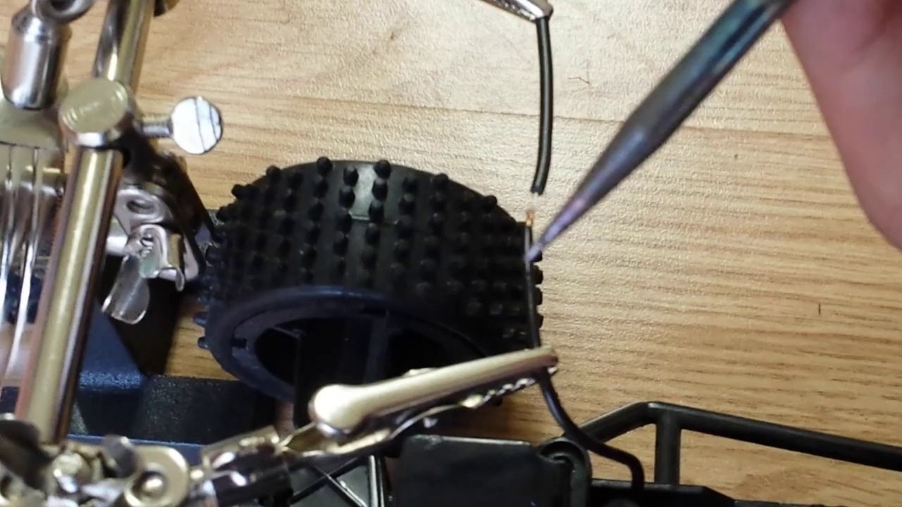 Première soudure avec ma nouvelle panne de fer à souder