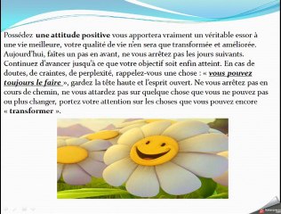 Sachez comment faire pour être envahi de pensées positives