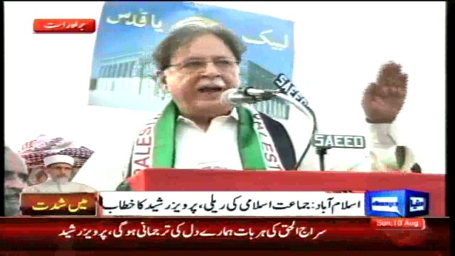DunNews - Imran Khan and Tahirul Qadri fail to win public support: Pervez Rasheed