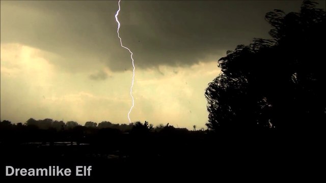 Potężna burza nad Rybnikiem 2014