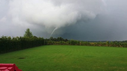 Mini-tornade dans la province de Namur (10/08/2014)