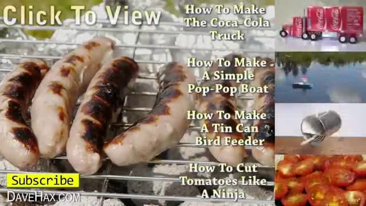 How to Make a Tin Can BBQ Grill