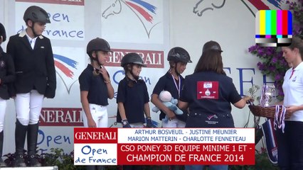 cso poney 3 D équipe minime 1 et -