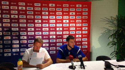 Joffrey Lauvergne analyse les raisons de la défaite face aux Serbes avec les lancers francs.