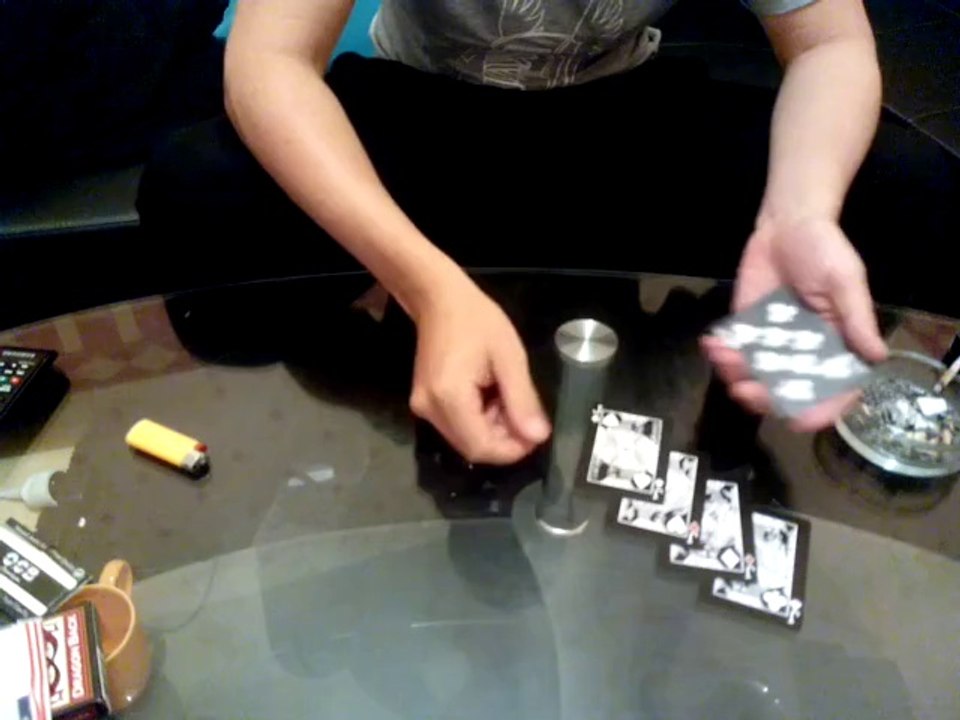 tour de magie avec des carte