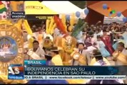 Brasil: bolivianos en Sao Paulo celebran 189 años de independencia