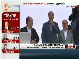 12. Cumhurbaşkanı Erdoğan'ın İstanbul Haliç'te Zafer Konuşması
