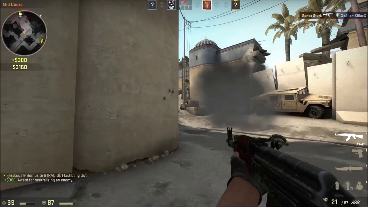 Flankin' all day erryday