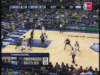 Dunk of the night - Hakim Warrick