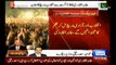 Khawaja Saad Rafique got angry at newscaster-- Marches will not be allowed at any cost