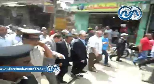 شاهد || مدير أمن المنوفية يقود حملة لإزالة الباعة الجائلين بشبين الكوم
