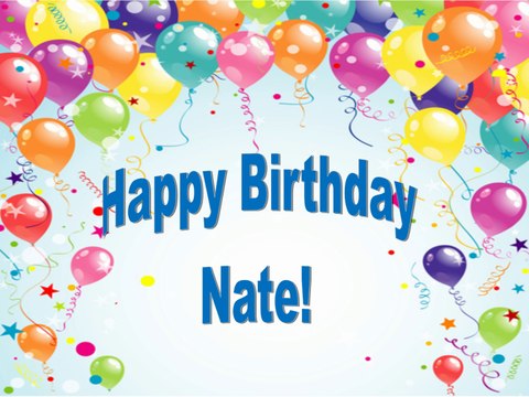 Nate's First Birthday!