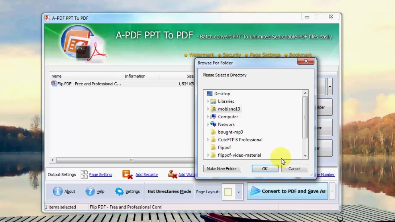 A-PDF PPT to PDF – Convert PowerPoint to PDF File with Simple Steps