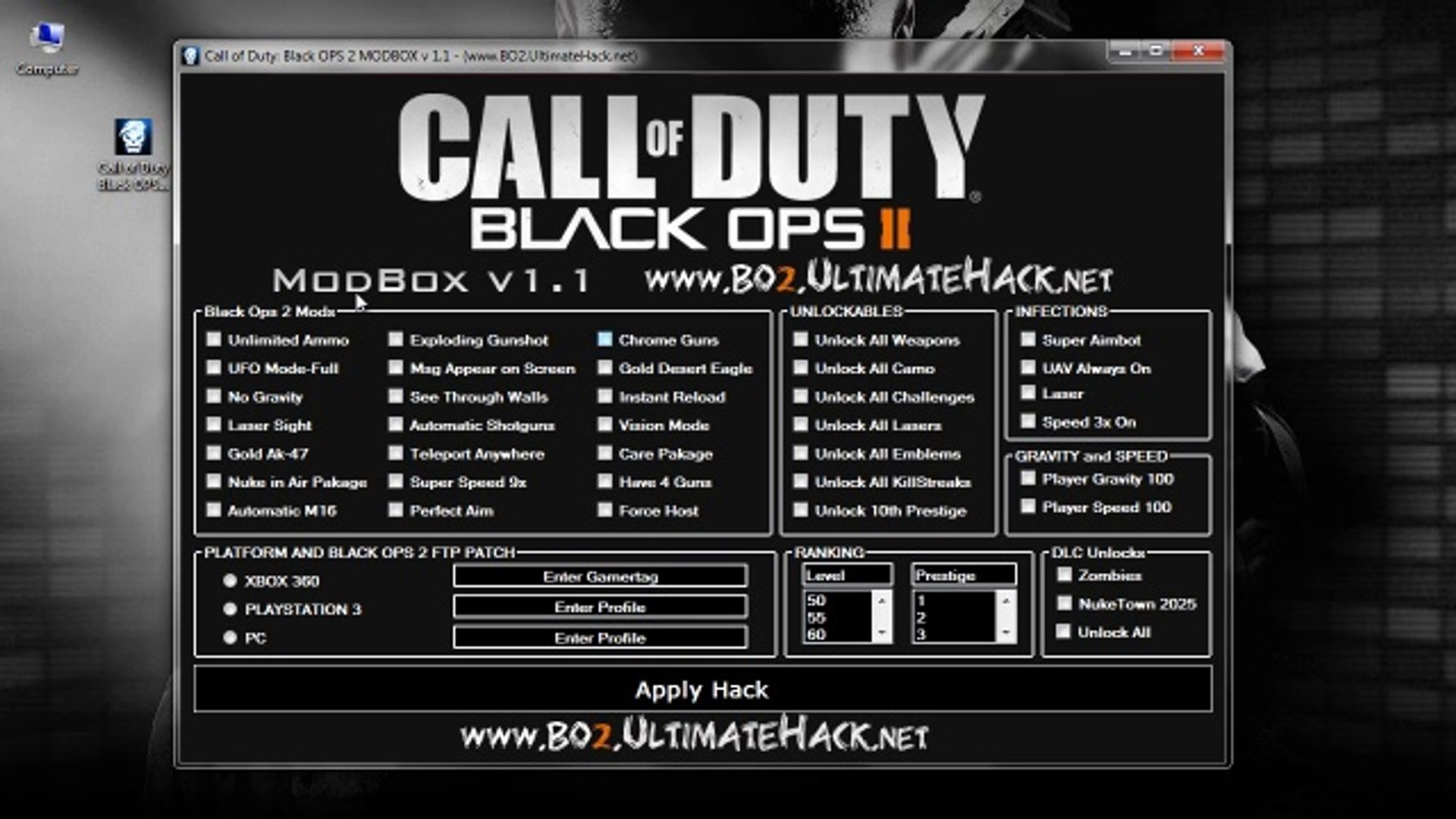 Call Of Duty Black Ops 2 MODS | Prestige, Aimbot, Wallhack Tutorial - video  Dailymotion